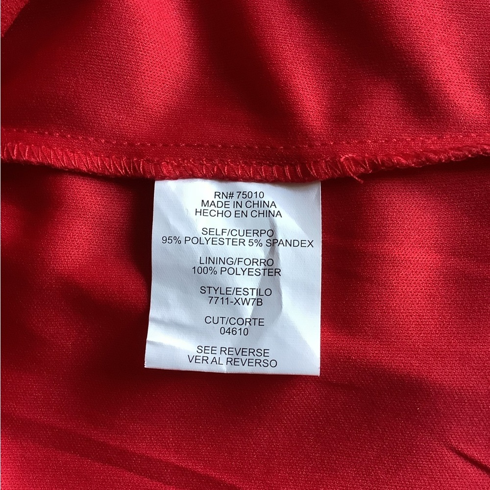CITY TRIANGLES JUNIORS RED DRESS - SIZE 5 - Picture 6 of 7